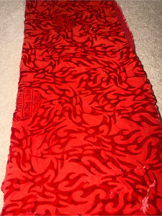 Harley-Davidson Accessories - Vintage 90's Harley Davidson Flocked Flames Scarf